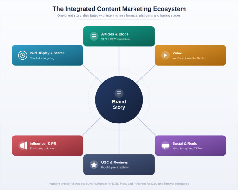 One brand story, distributed with intent across formats and platforms